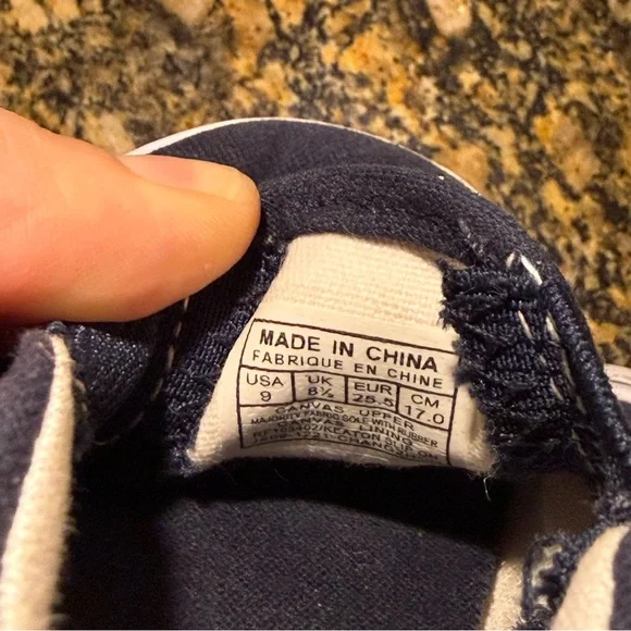 Polo Ralph Lauren Toddler Boys Size 9 Keaton Slip On All Over Pony Preppy Shoes - Picture 7 of 8